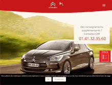 Tablet Screenshot of citroen-asnieres.com